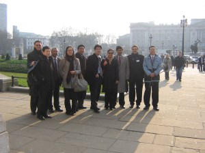 Took afternoon strolls. This one at the Buckingham Palace was during one of the London trips.