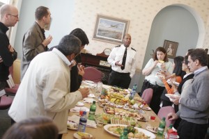 But when we visited a prison, they prepared a feast! 