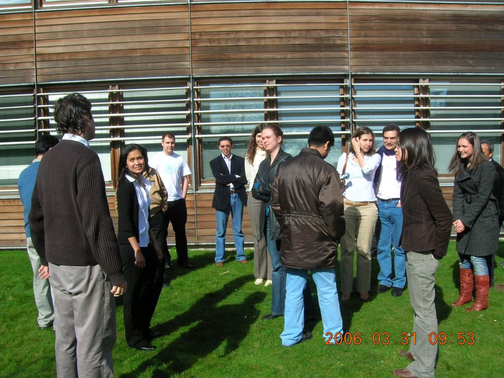 We learned outside the classroom, too.  Here we were doing a "systems" exercise that brought home the point there are many moving elements to consider when instituting change. The uni also arranged movie shows featuring topics or issues relevant to our course.  