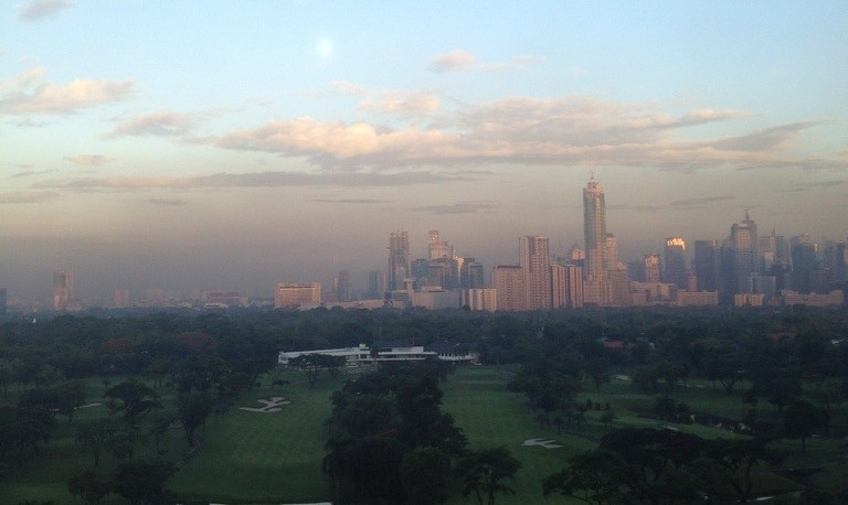 Timelapse: Sun sets on Makati, Global&nbsp;Fort