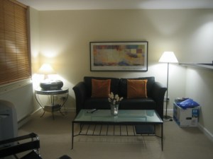 Our individual apartment was fully furnished and cleaned every week. We just had to cook and do our own laundry (which was a challenge for some of the Fellows!)