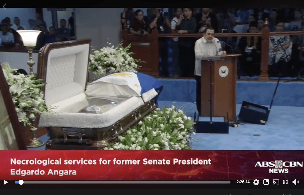 Craving for a statesman: Notes from Senate’s necrological service for former Sen. Edgardo&nbsp;Angara