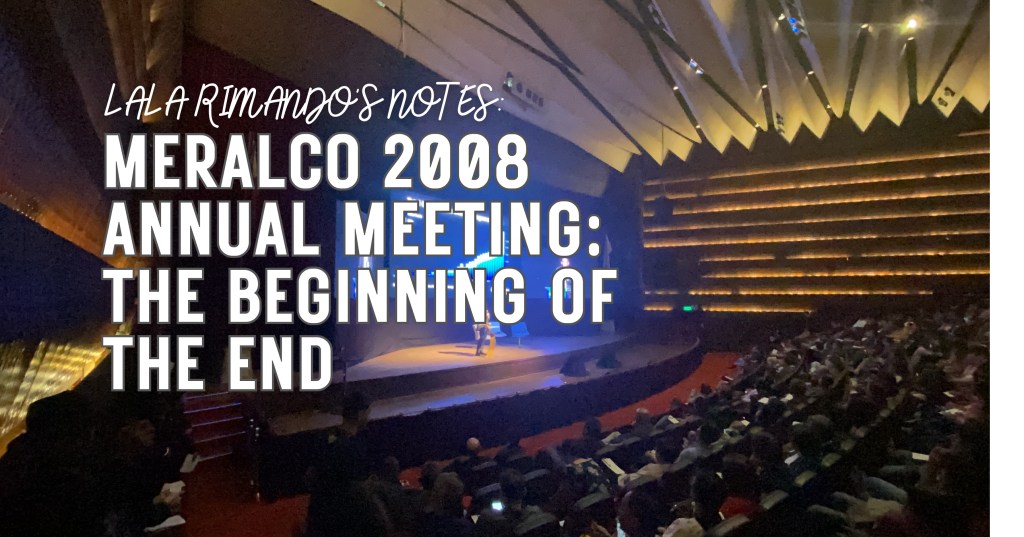 The 13‑Hour Meralco meeting: Inside one of the most dramatic shareholders’ battles I’ve&nbsp;covered